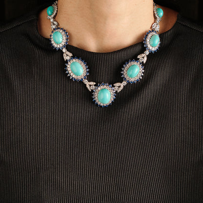 Vintage Turquoise Demi Parure