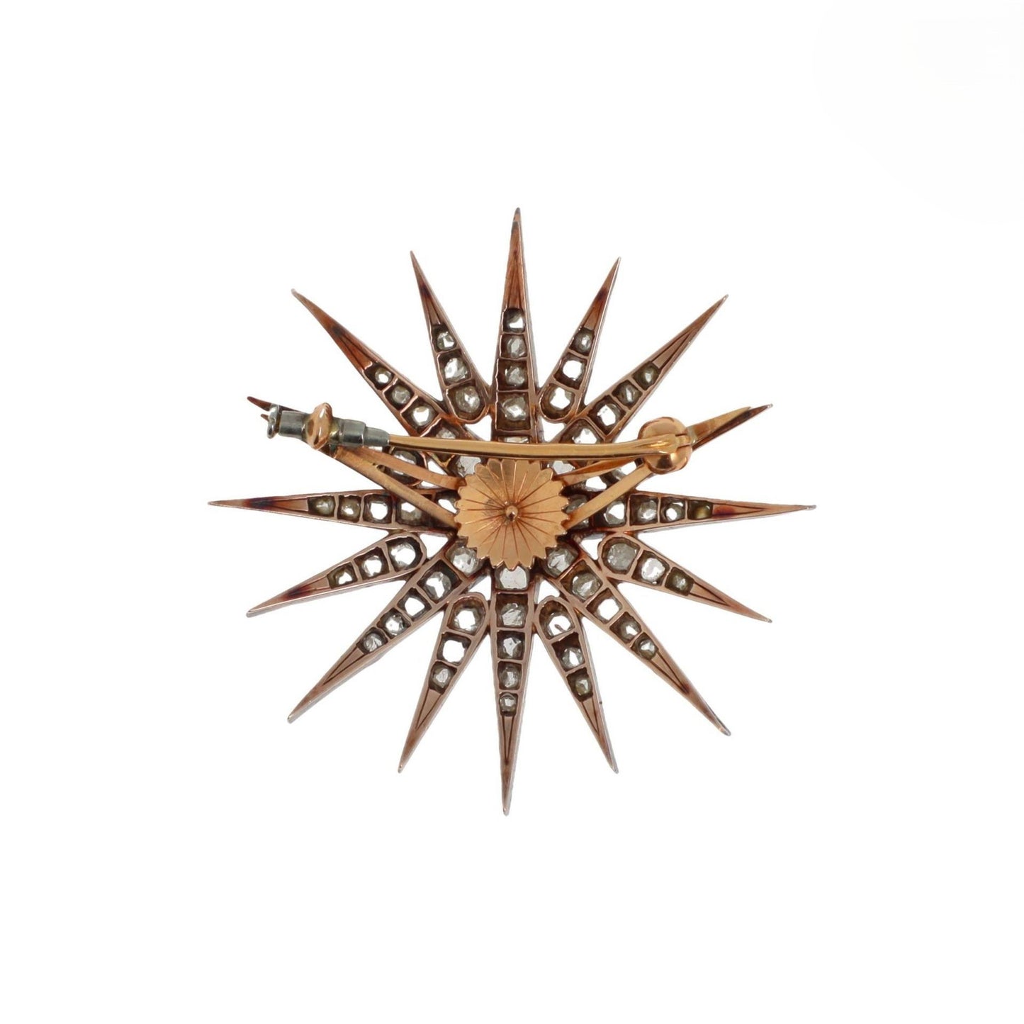 Antique Starburst Brooch