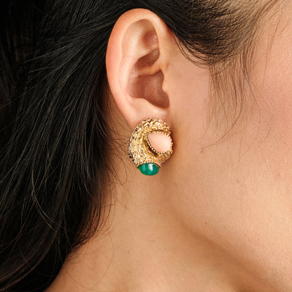 Boucheron Chrysoprase and Coral Demi Parure