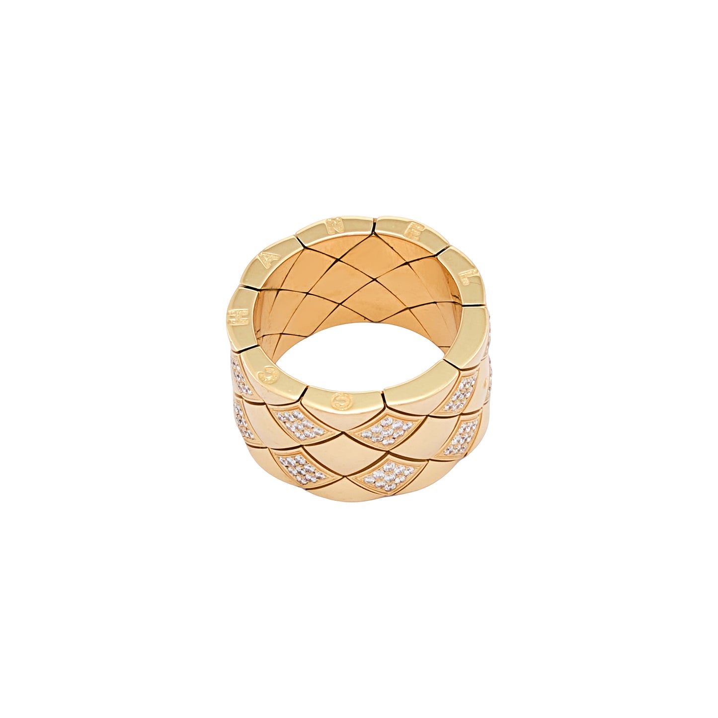 Chanel Large ‘Matelassé’ Ring