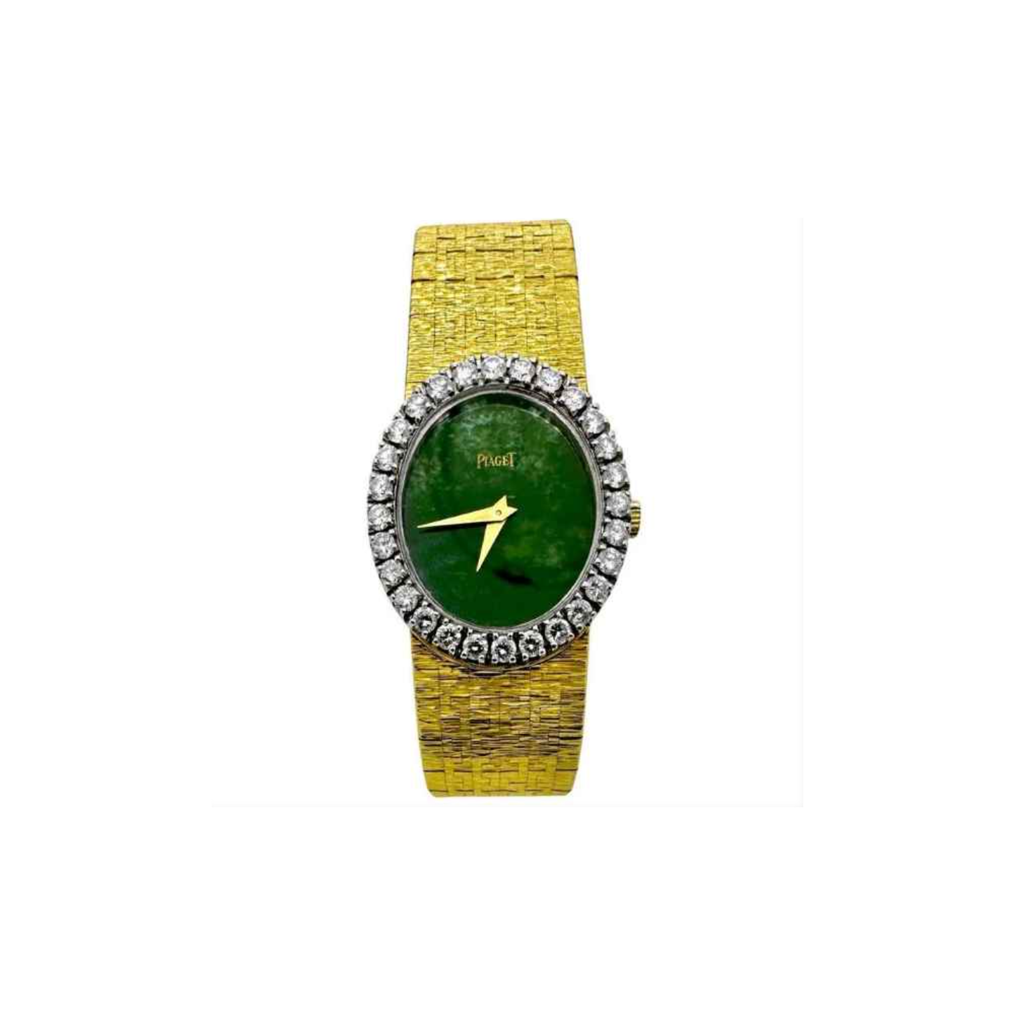 Piaget 9814 A6 Diamond and Jade Ladies Watch