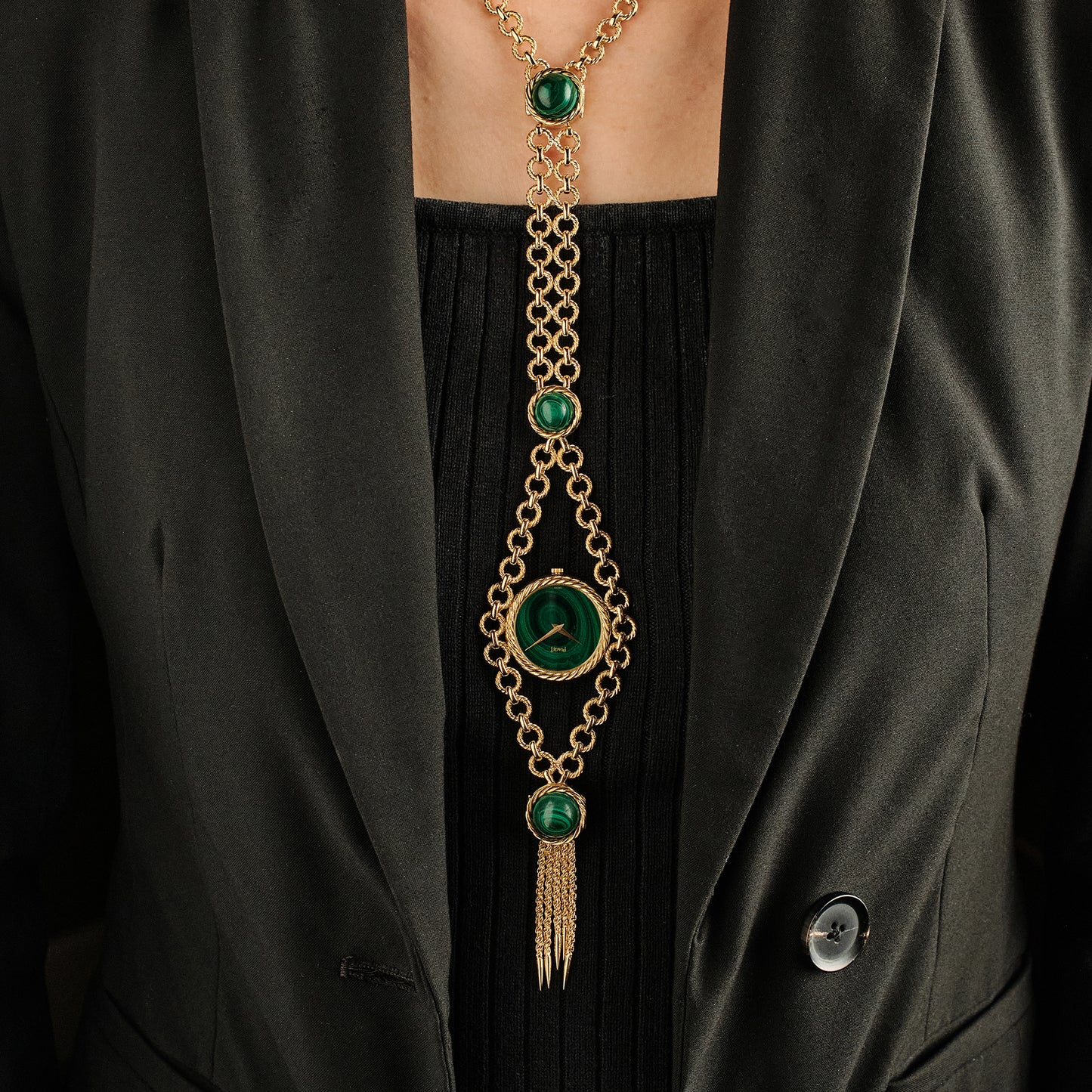 Piaget 9042P61 Malachite Watch Sautoir