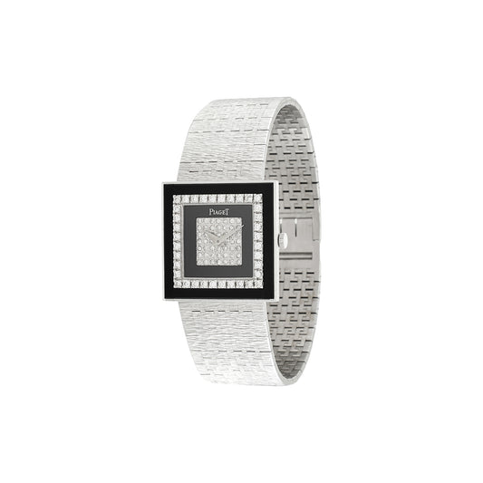 Piaget 9208 A6 Onyx and Diamond Watch