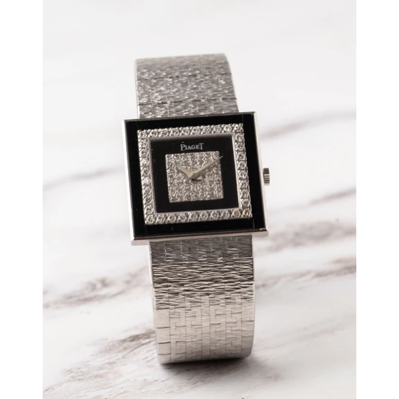 Piaget 9208 A6 Onyx and Diamond Watch