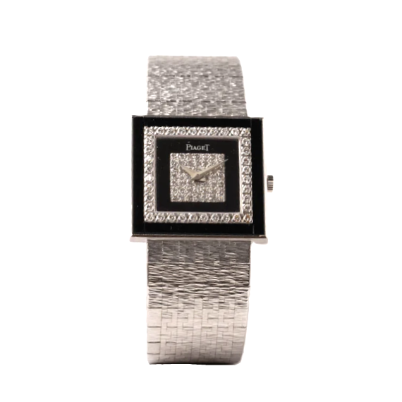 Piaget 9208 A6 Onyx and Diamond Watch