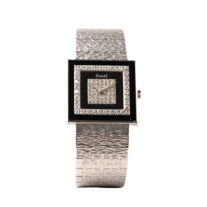 Piaget 9208 A6 Onyx and Diamond Watch
