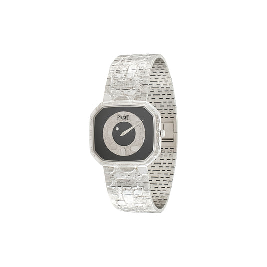 Piaget 9781 A80 Mystery Onyx Dial Watch