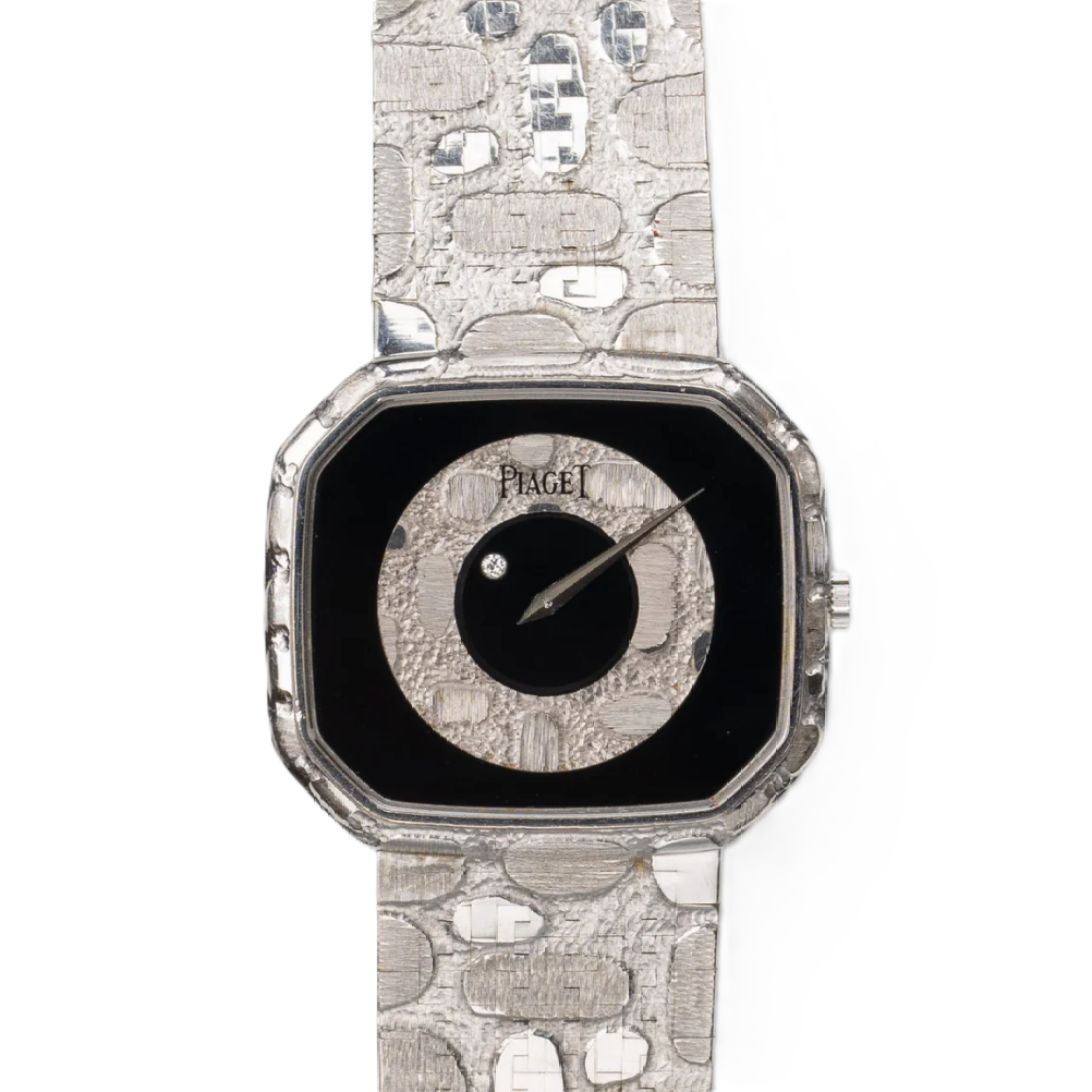 Piaget 9781 A80 Mystery Onyx Dial Watch