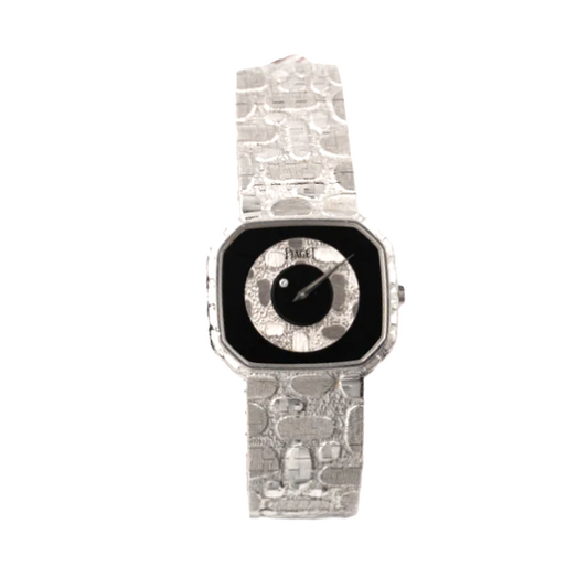 Piaget 9781 A80 Mystery Onyx Dial Watch