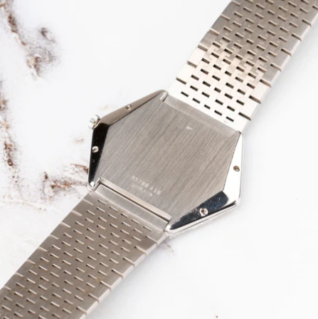 Piaget 95788 A18 Onyx and Diamond Hexagone Watch