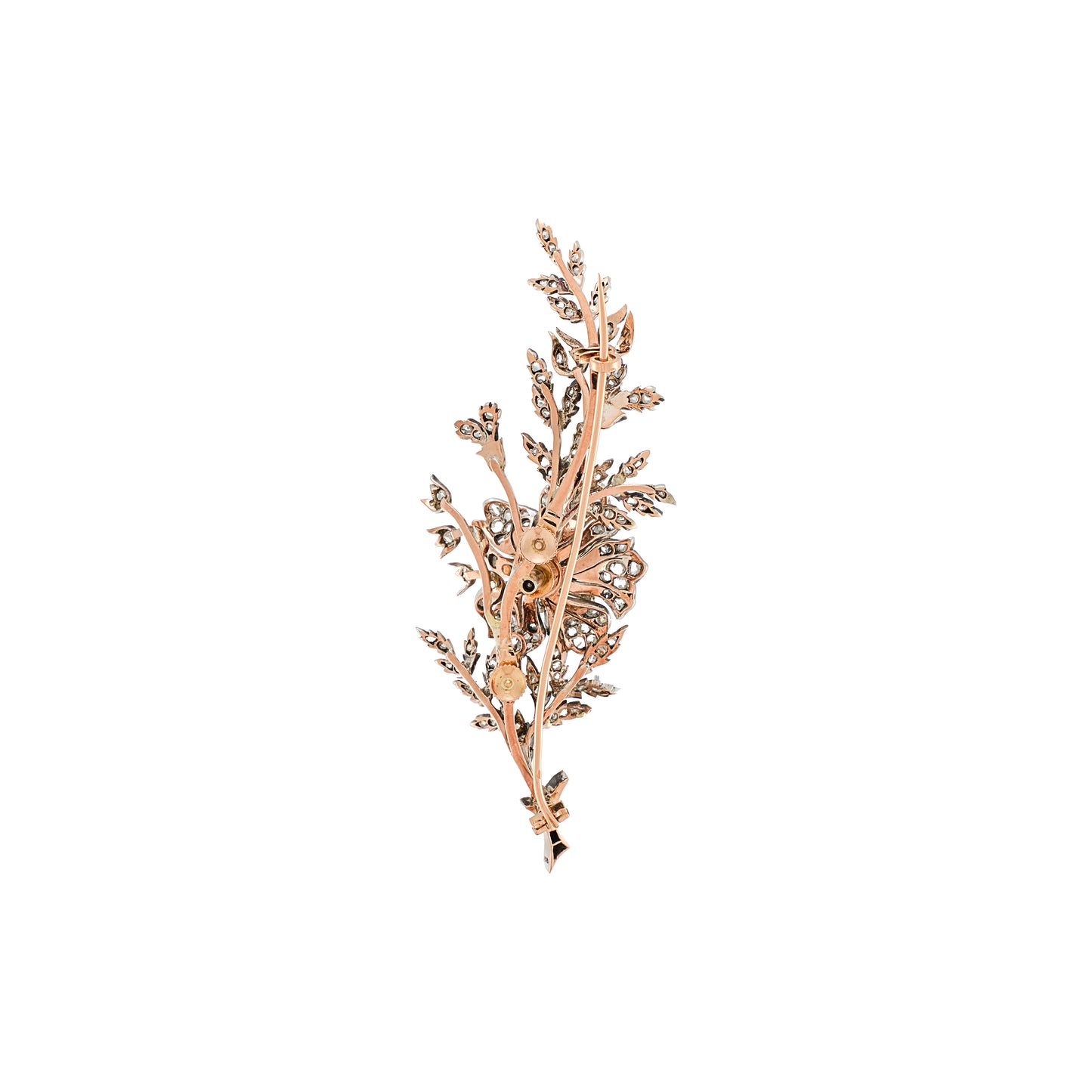 French Antique Flower Brooch