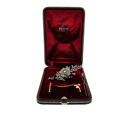 French Antique Flower Brooch