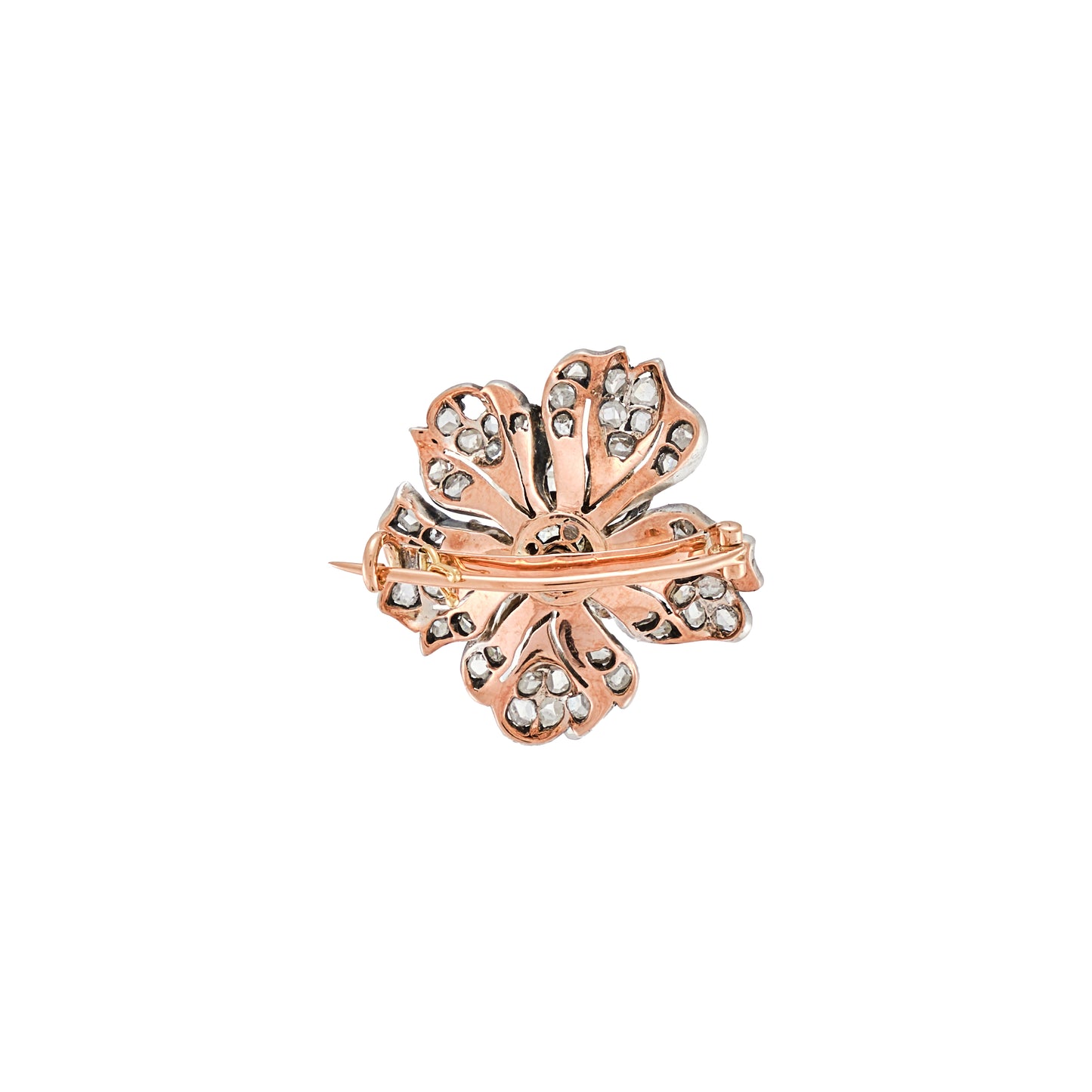 French Antique Flower Brooch