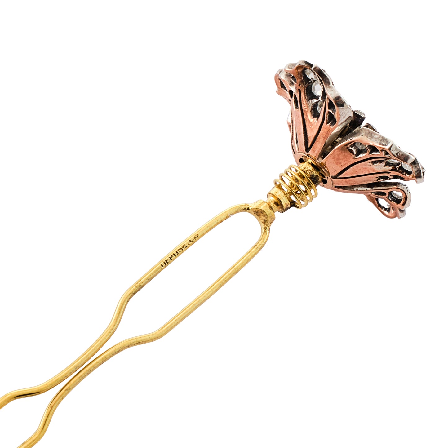 French Antique Flower Brooch
