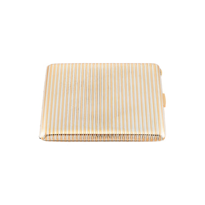 Cartier Silver and Yellow Gold Cigarette Case
