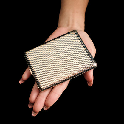 Cartier Silver and Yellow Gold Cigarette Case