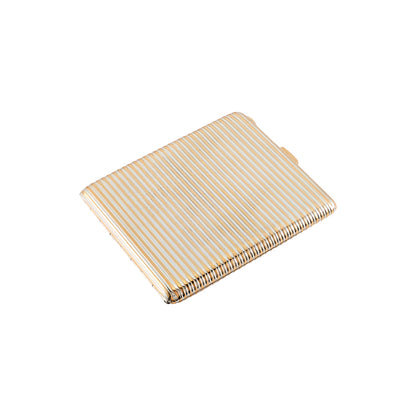 Cartier Silver and Yellow Gold Cigarette Case