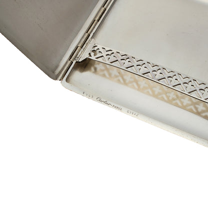 Cartier Silver and Yellow Gold Cigarette Case