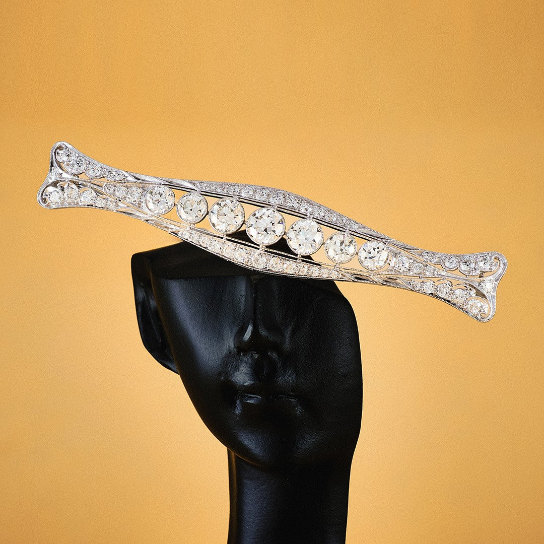 Tiffany & Co. Diamond Bar Brooch