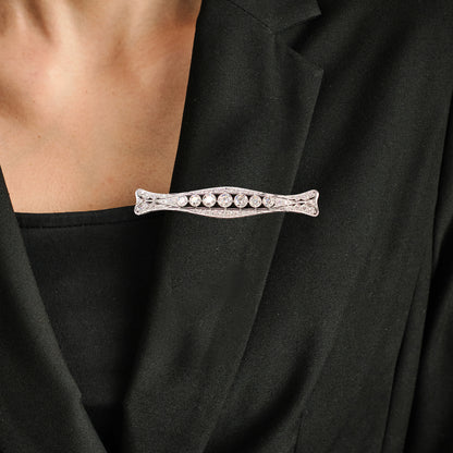 Tiffany & Co. Diamond Bar Brooch
