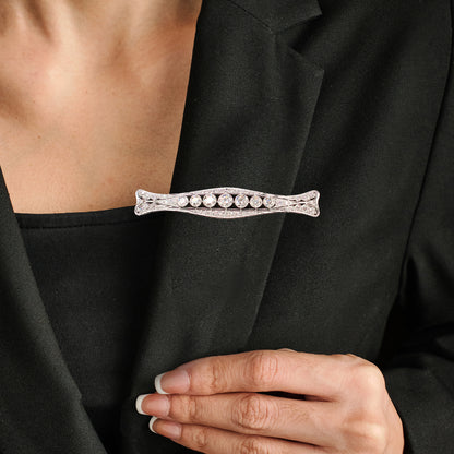 Tiffany & Co. Diamond Bar Brooch