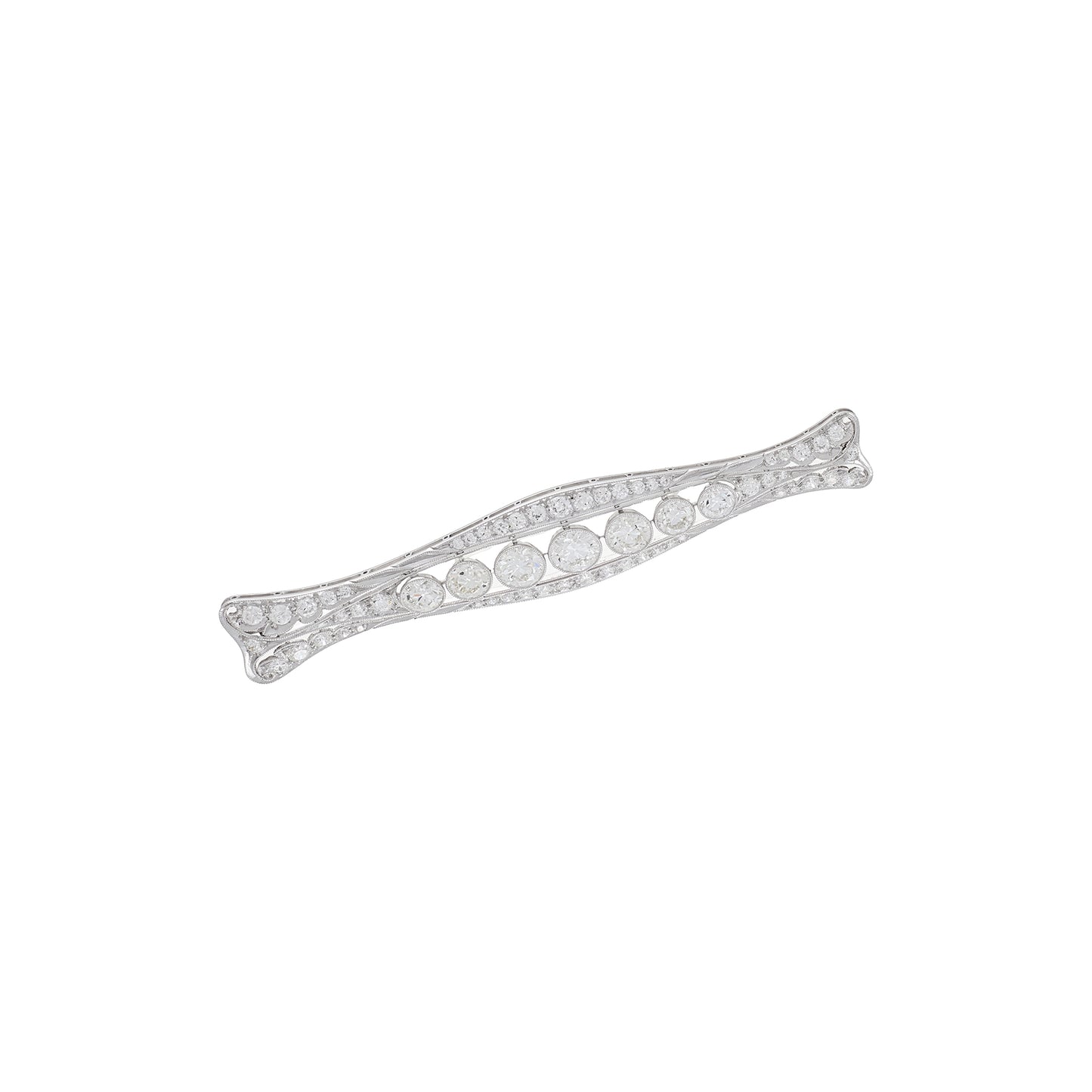 Tiffany & Co. Diamond Bar Brooch