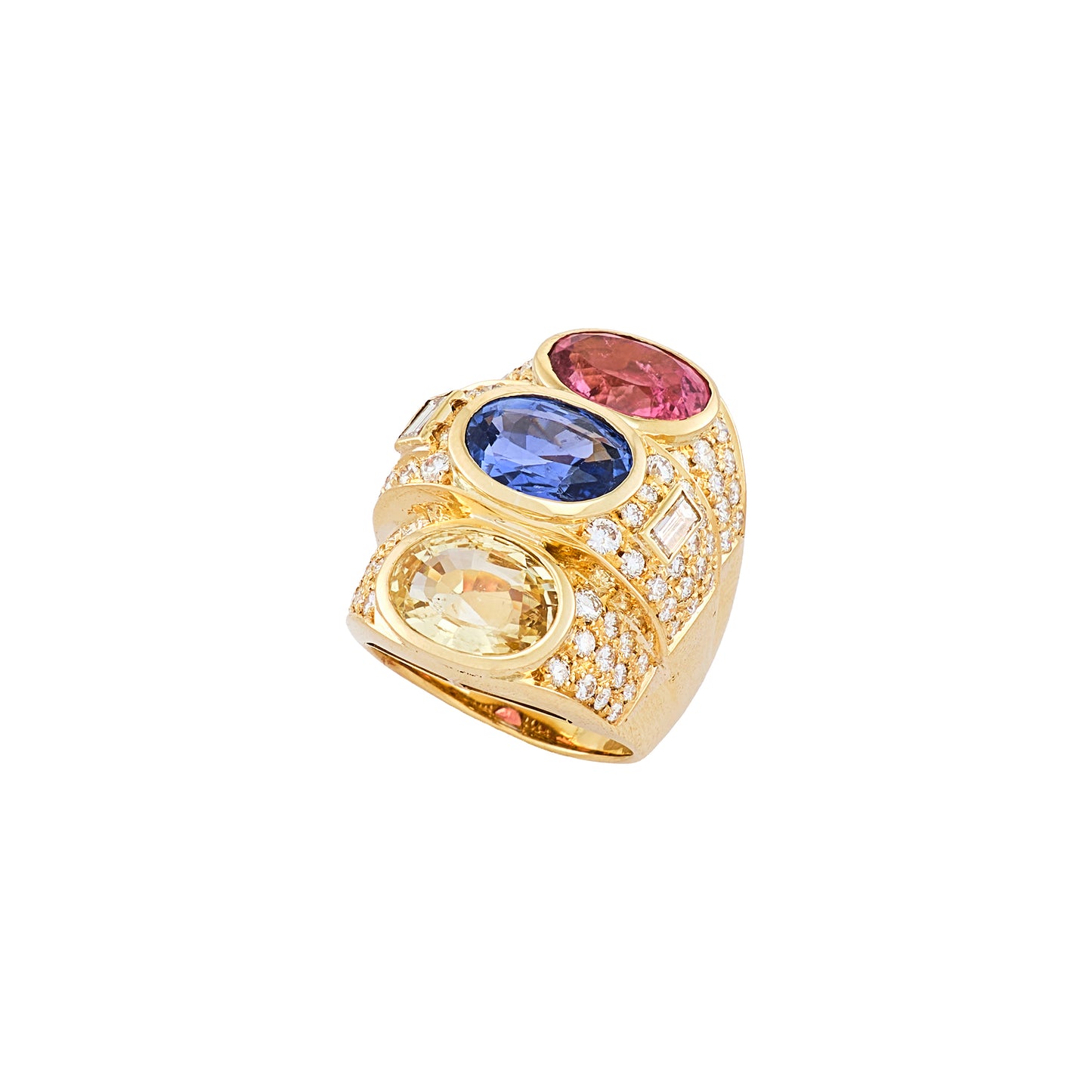 Vintage Multigem Ring