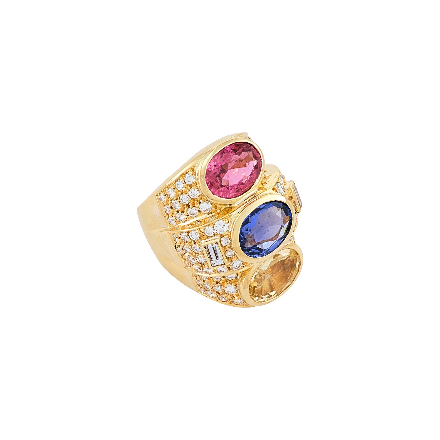 Vintage Multigem Ring
