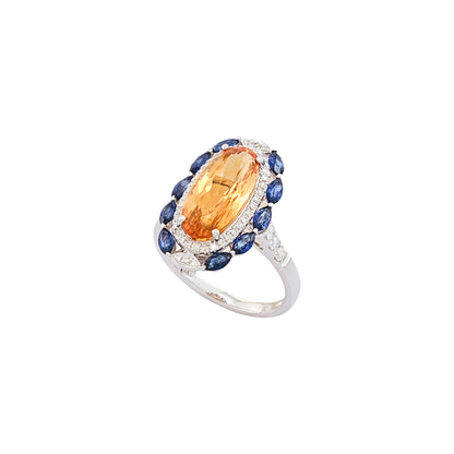 Vintage Imperial Topaz Ring/Pendant