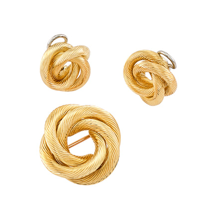 Weingrill Earrings and Brooch Suite