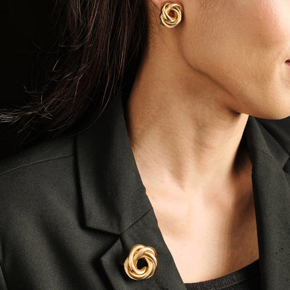 Weingrill Earrings and Brooch Suite