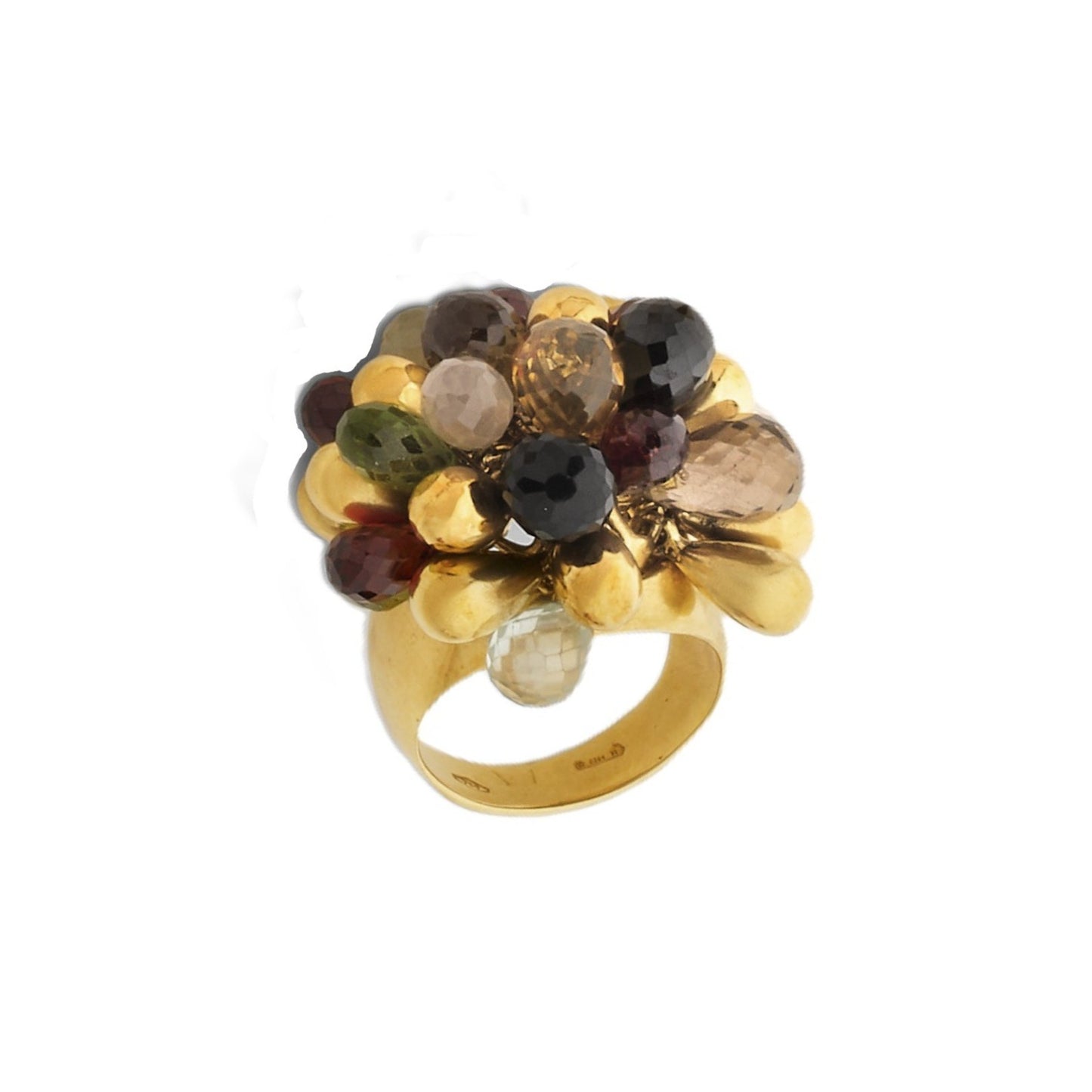 Vintage French Briolette Mutigem Ring