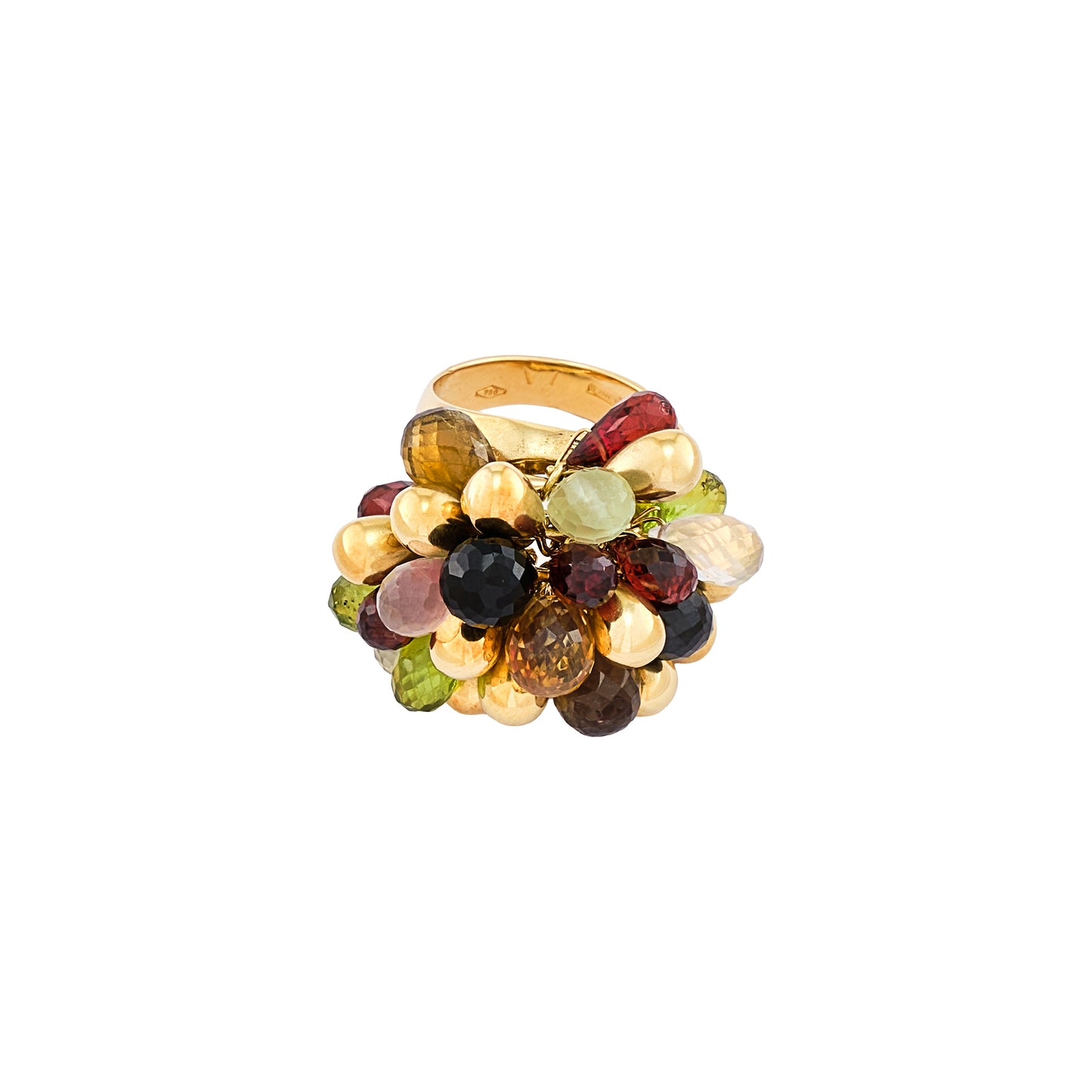 Vintage Italian Briolette Mutigem Ring