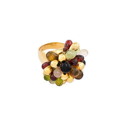 Vintage Italian Briolette Mutigem Ring