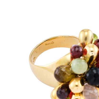 Vintage Italian Briolette Mutigem Ring