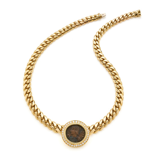 Bulgari "Monete" Diamond Necklace