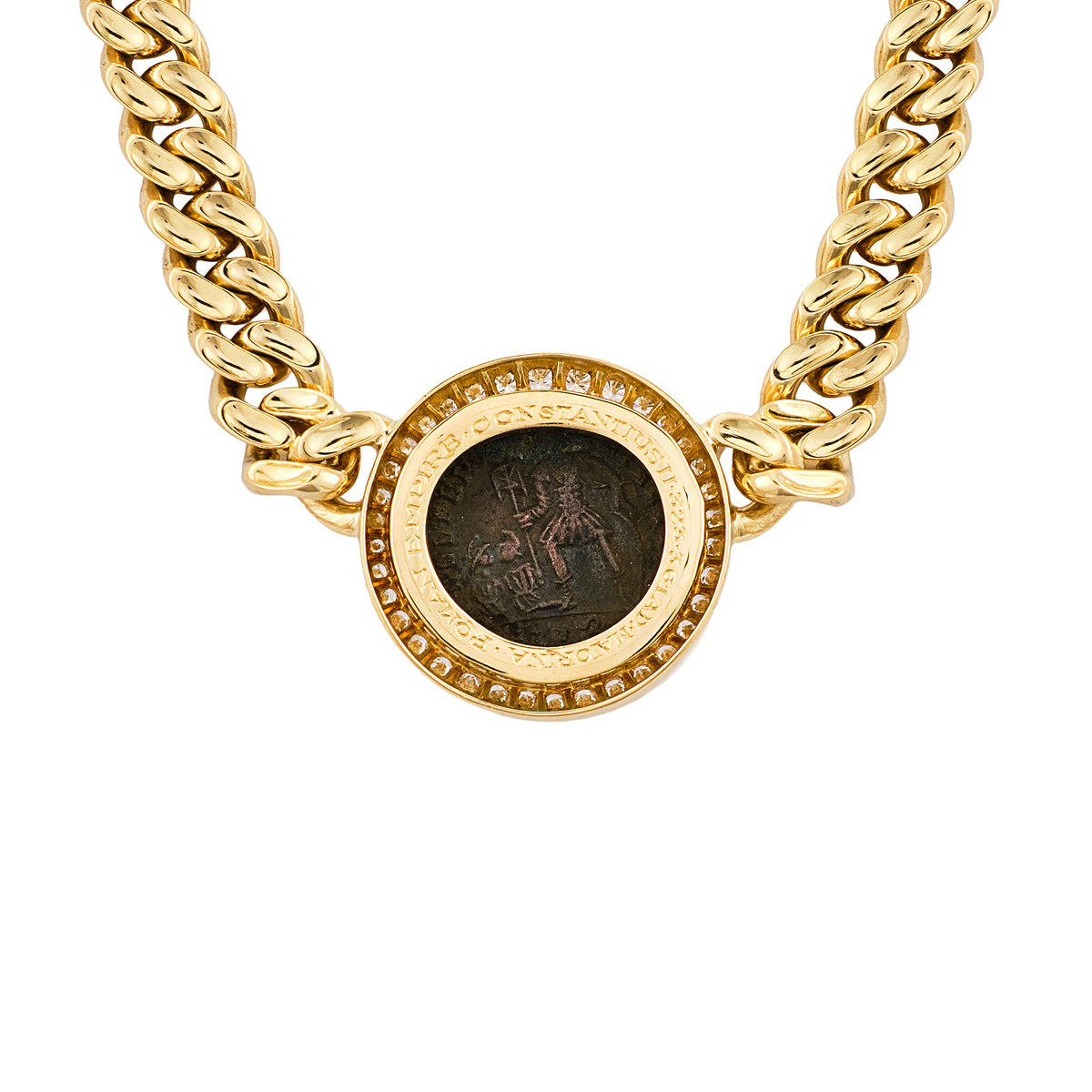 Bulgari "Monete" Diamond Necklace