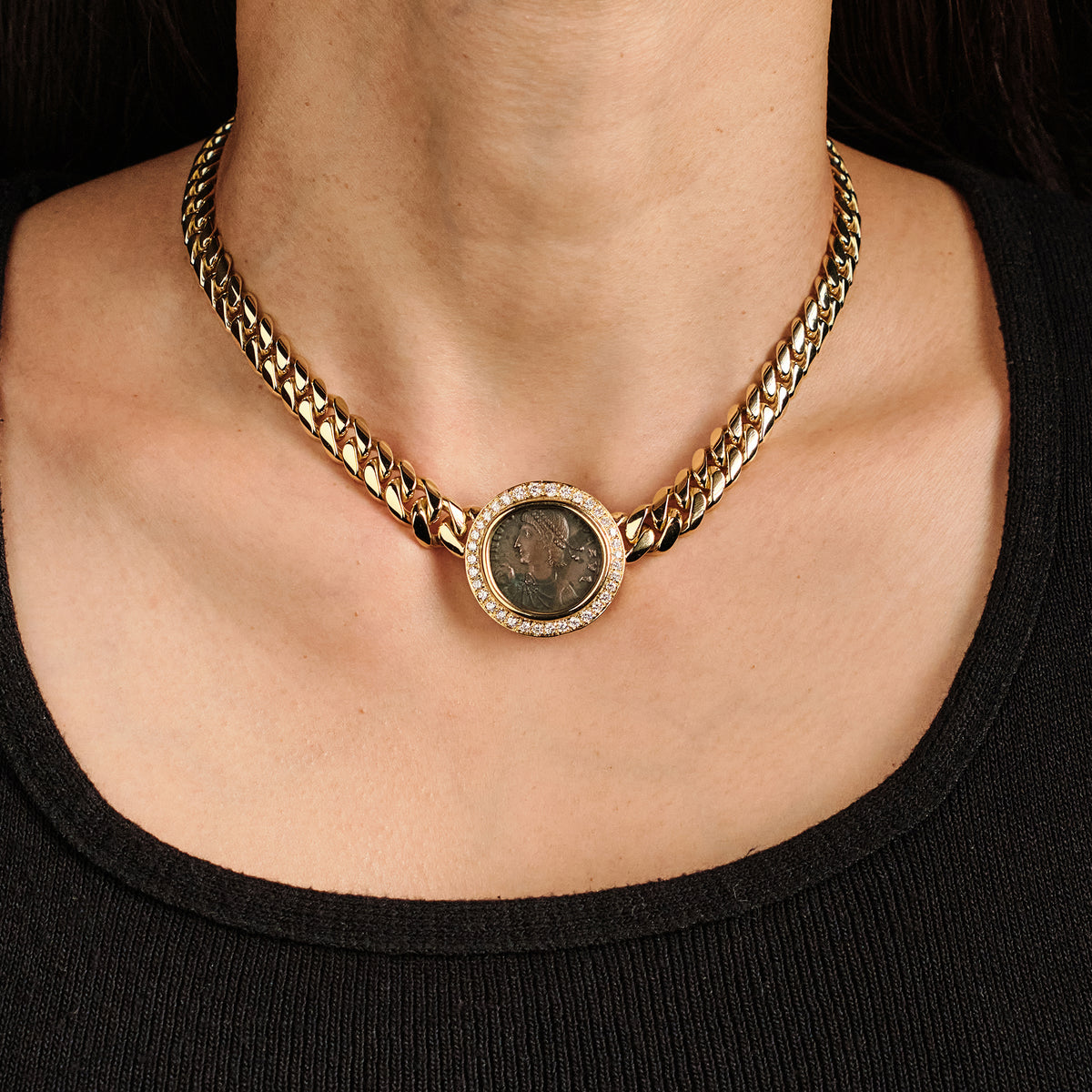 Bulgari "Monete" Diamond Necklace