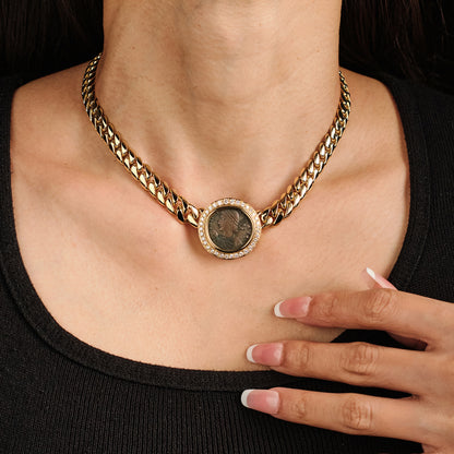 Bulgari "Monete" Diamond Necklace