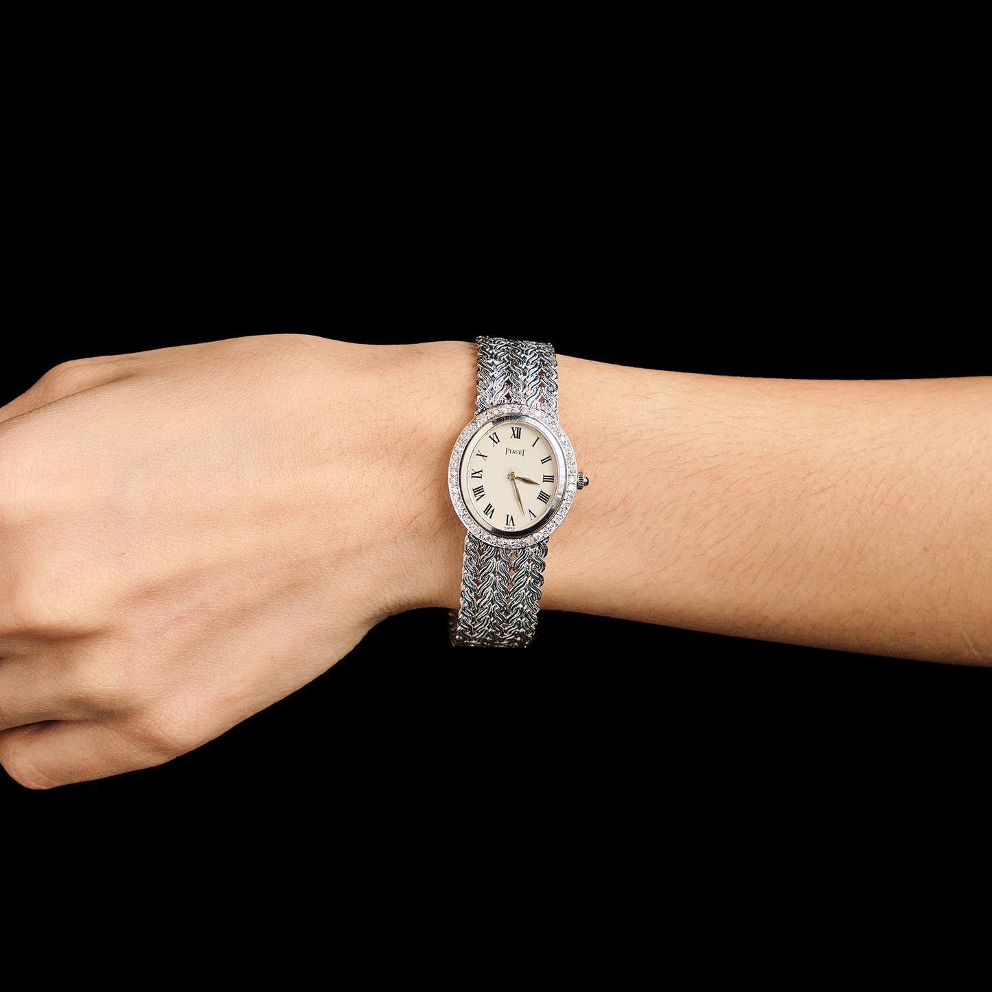 Piaget Ref 9337 White Gold Diamond Watch