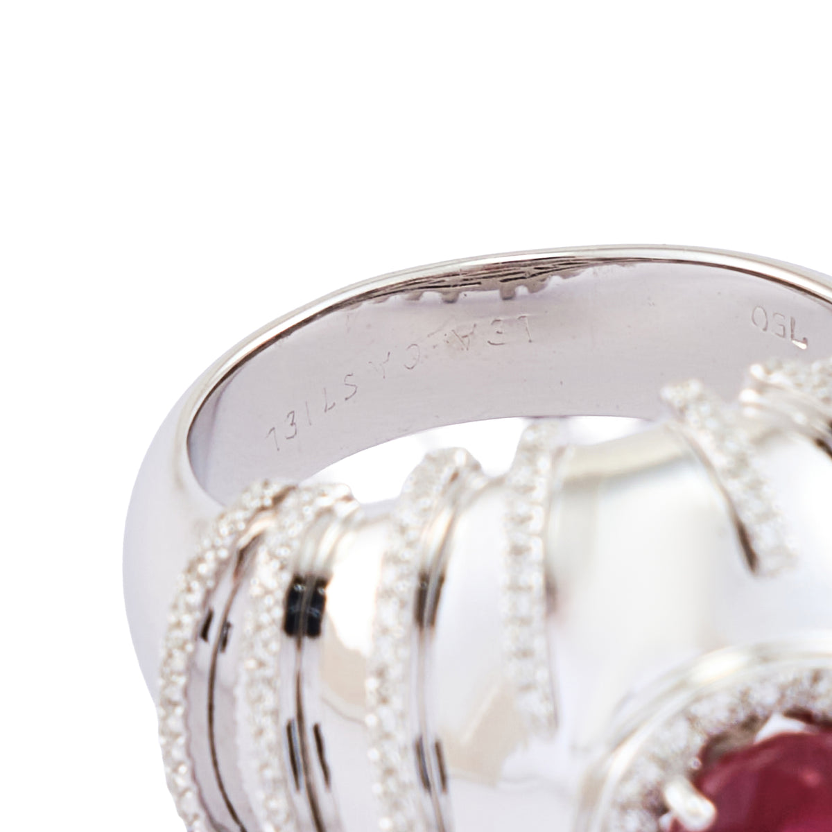 Léa CASTIEL Ruby and Diamond Ring
