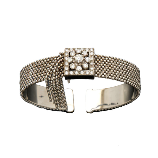 Legnazzi Diamond Tassel Bangle