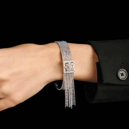 Legnazzi Diamond Tassel Bangle
