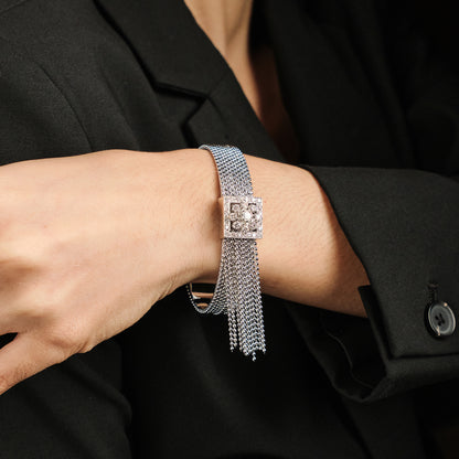 Legnazzi Diamond Tassel Bangle