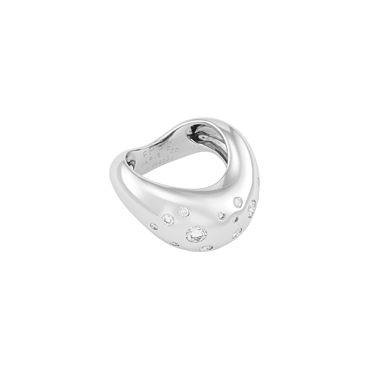 Fred "Mouvementée" Diamond Ring