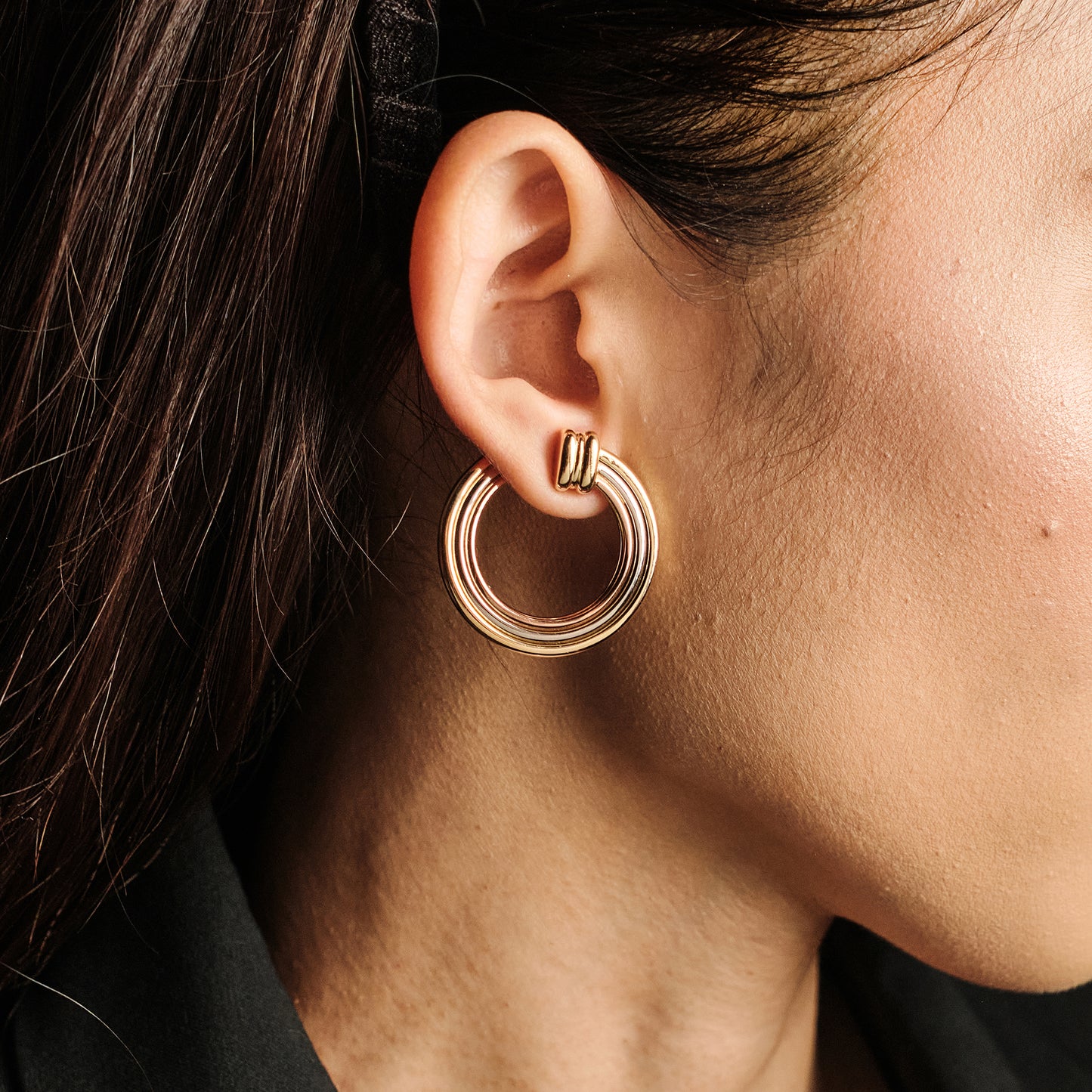 Cartier Trinity Hoop Earrings