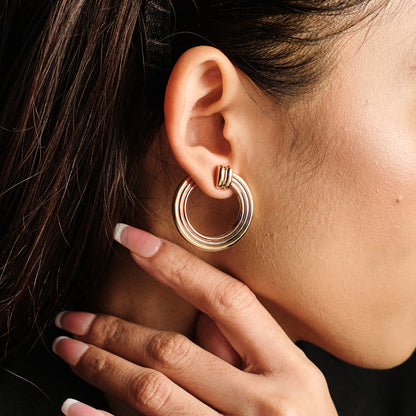 Cartier Trinity Hoop Earrings