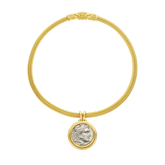 Elizabeth Locke Ancient Coin Necklace