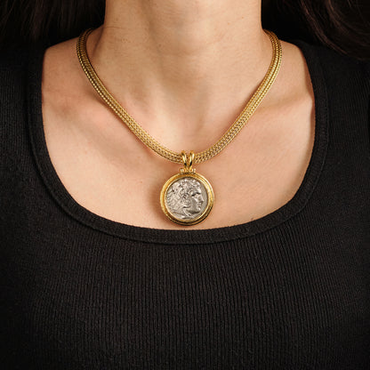 Elizabeth Locke Ancient Coin Necklace