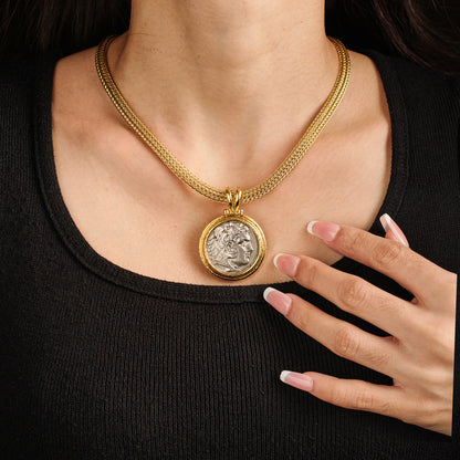 Elizabeth Locke Ancient Coin Necklace